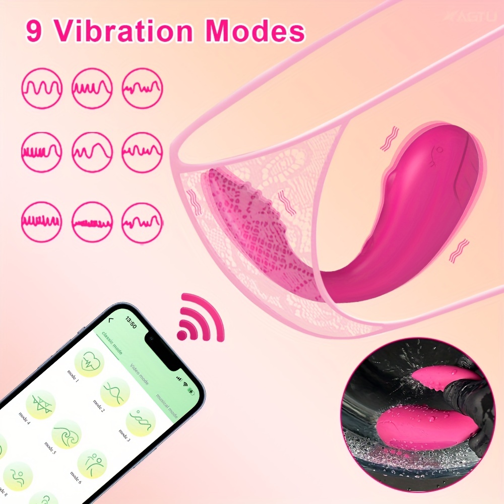 Vibromasseur portable Bluetooth pour femme, stimulateur