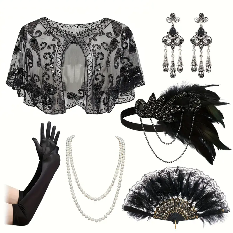 Set Accessori Costume Gatsby In Stile Anni '20 Comprensivo - Temu Italy