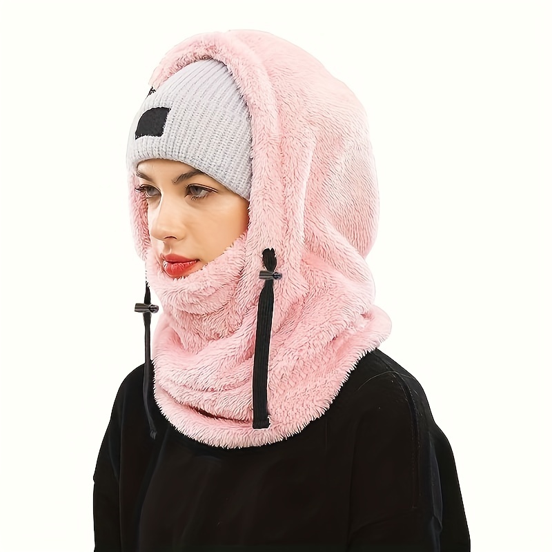 

Balaclava Wind-resistant Winter Face Mask, Ski Mask For Women, Warm Face Cover Hat Scarf