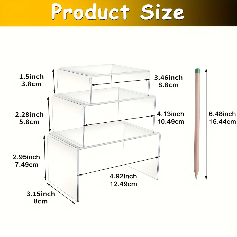 Luxshiny Dessert Display Stands Display Stands for Collectibles Perfume  Display Stand Collectibles Display Shelf Product Display Stand Desktop  Stand