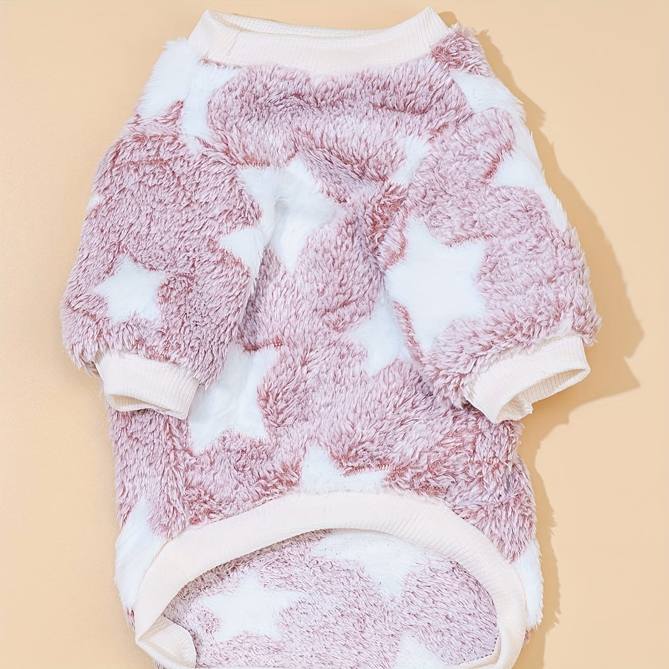 pet five pointed star plush hoodie 1pc Product details 1