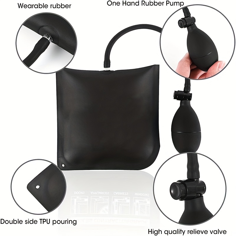 Airbag gonflable réglable pour porte de voiture, outil de réparation  automatique, pompe à air de voiture