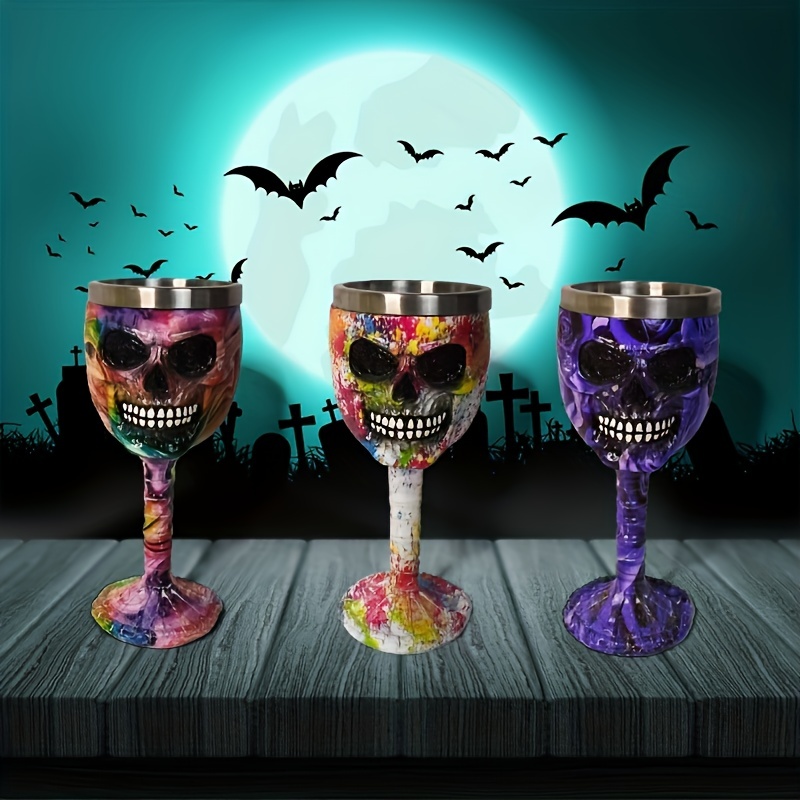 Stainless Steel Medieval Dragon Chalice Goblet, Gothic Dragon Skeleton Wine  Cups, Halloween Party Drinkware - Temu