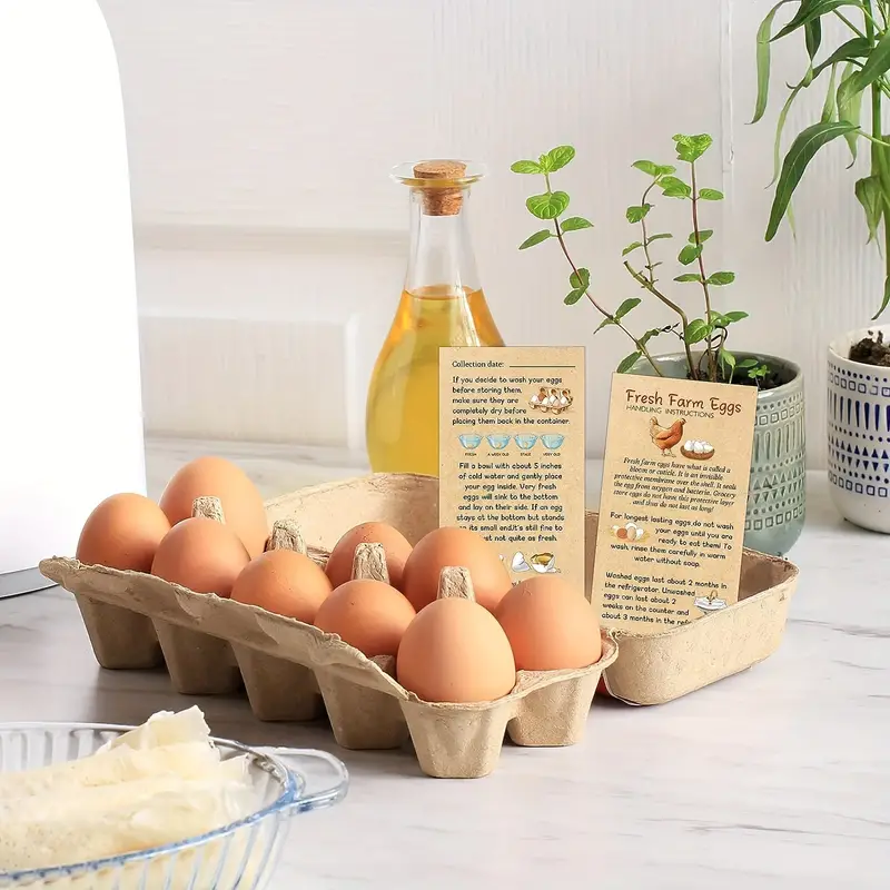 Fresh Farm Eggs Handling Instructions Eggs Design Business - Temu