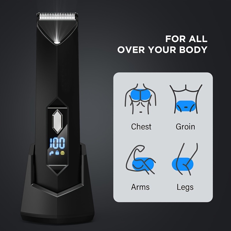 Electric Body Hair Trimmer Men Groin Hair Trimmer Ball - Temu