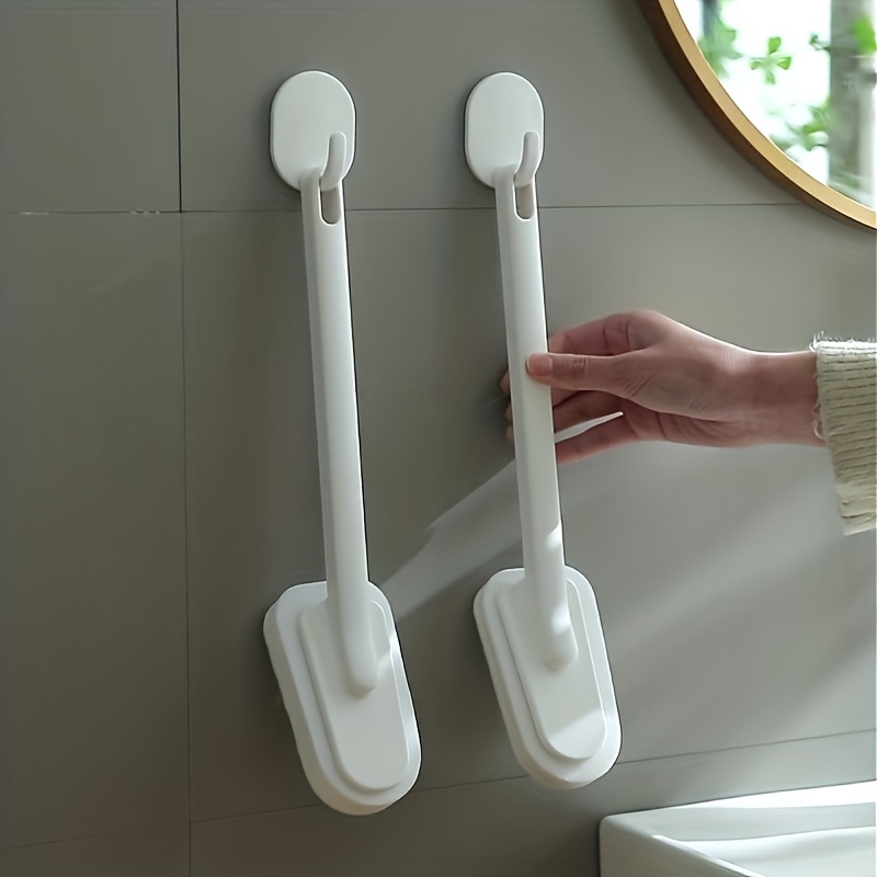 1pc Plastic Long Handle Toilet Brush, Multifunctional Crevice