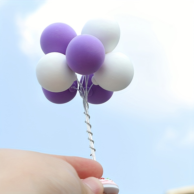 Bunte Luftballons Auto Armaturenbrett Dekorationen niedliche Mini Cartoon  Auto Ornamente Autozubehör für Mädchen Armaturenbrett Zubehör