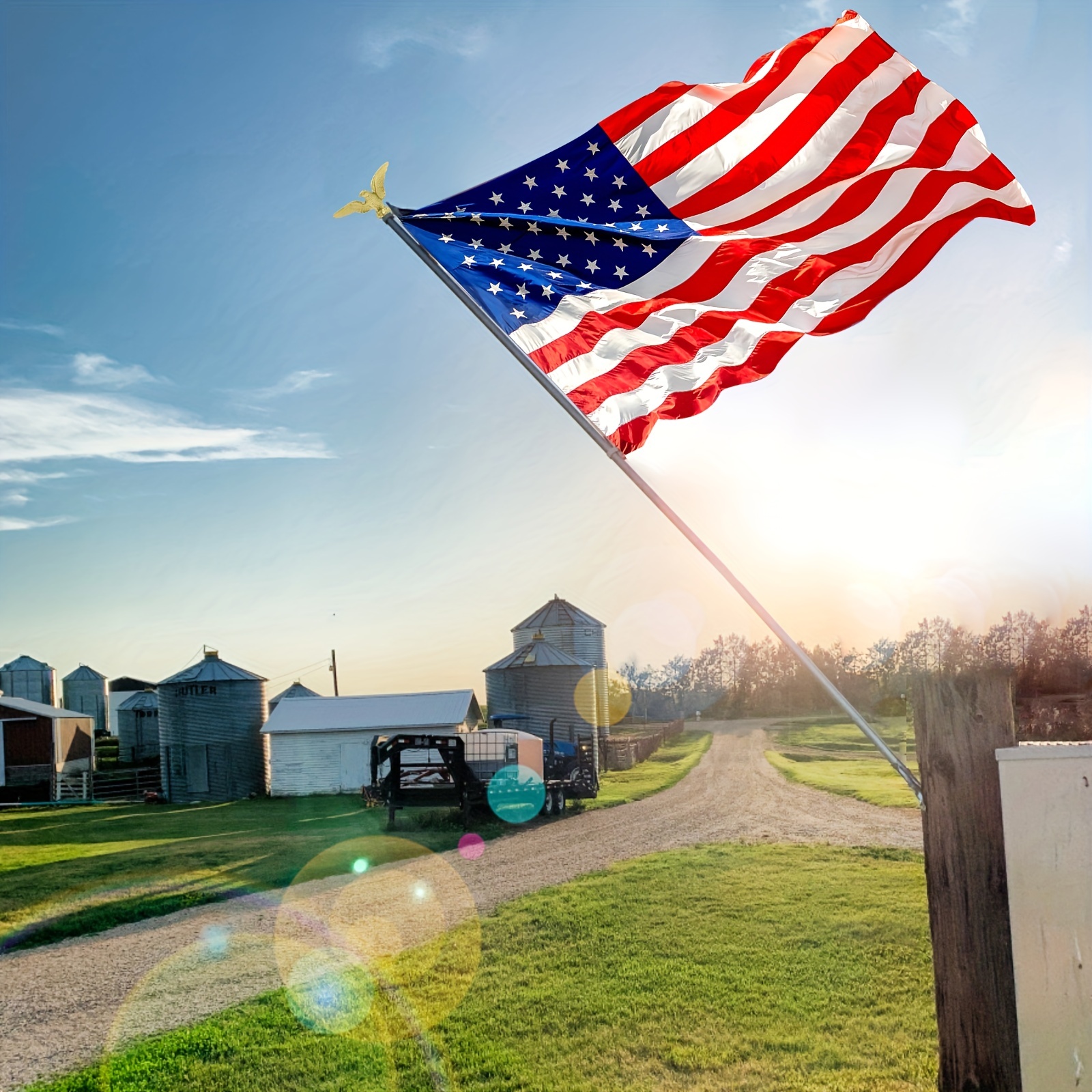 Securely Mount Flagpole Durable Flag Pole Holder Bracket Temu