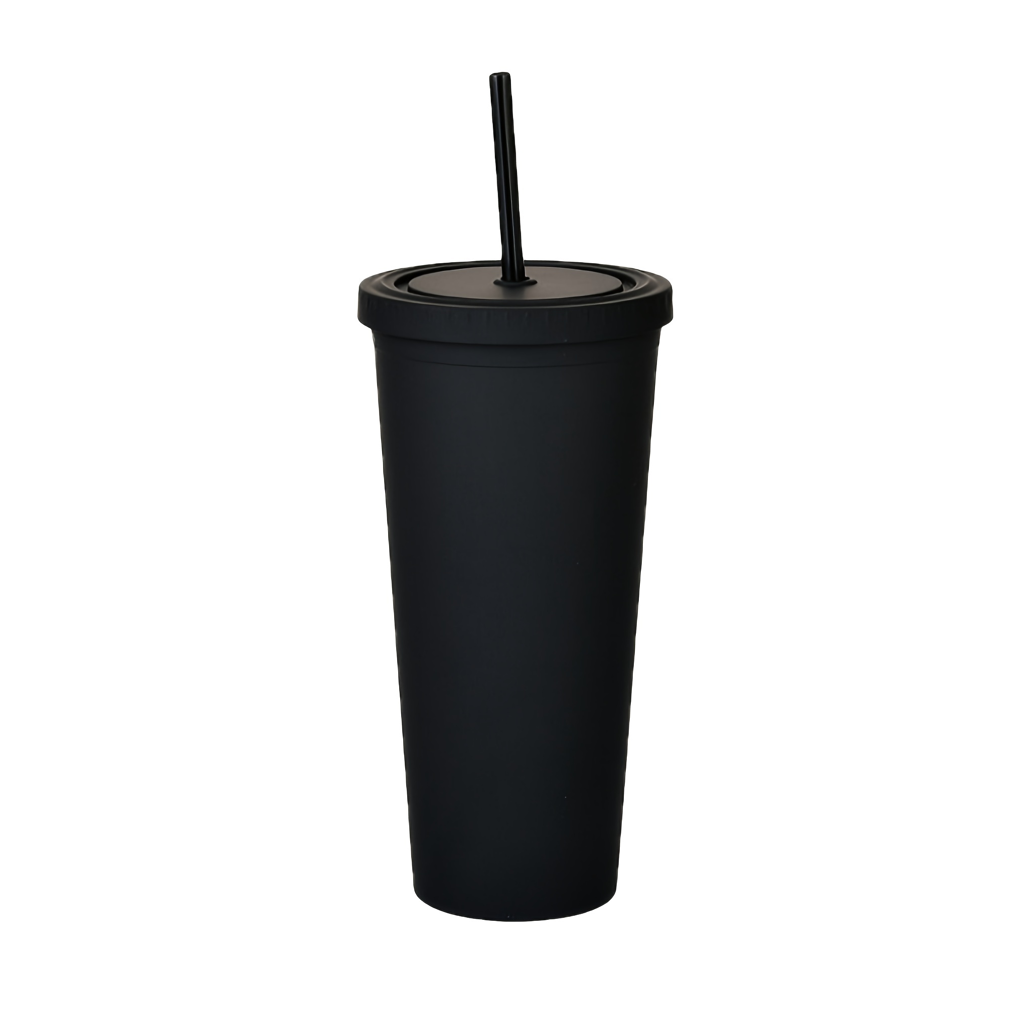 Plastic-free insulated glass coffee mug suitable for coffee or smoothie