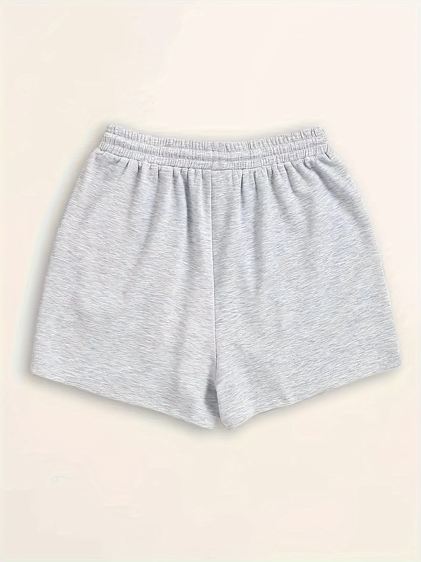 Cute Drawstring Elastic Waist Home Wear Shorts