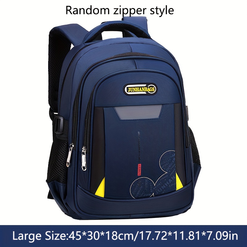 1pc casual large capacity school bag load reduction spine protection backpack ideal choice for gifts