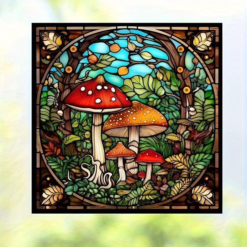 Colorful Pretty Mushroom Plant Pattern Diamond Painting - Temu
