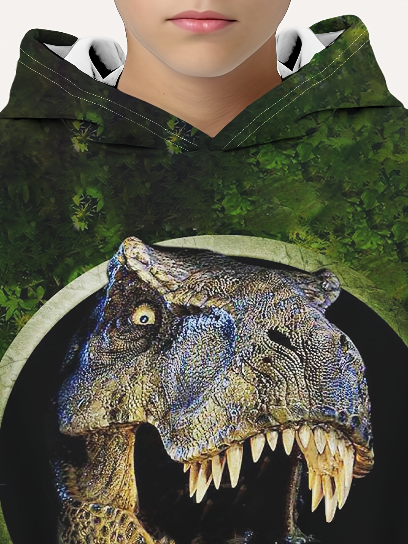 Jurassic World - Parure De Lit Phosphorescente En Coton "T-Rex" - 140 X