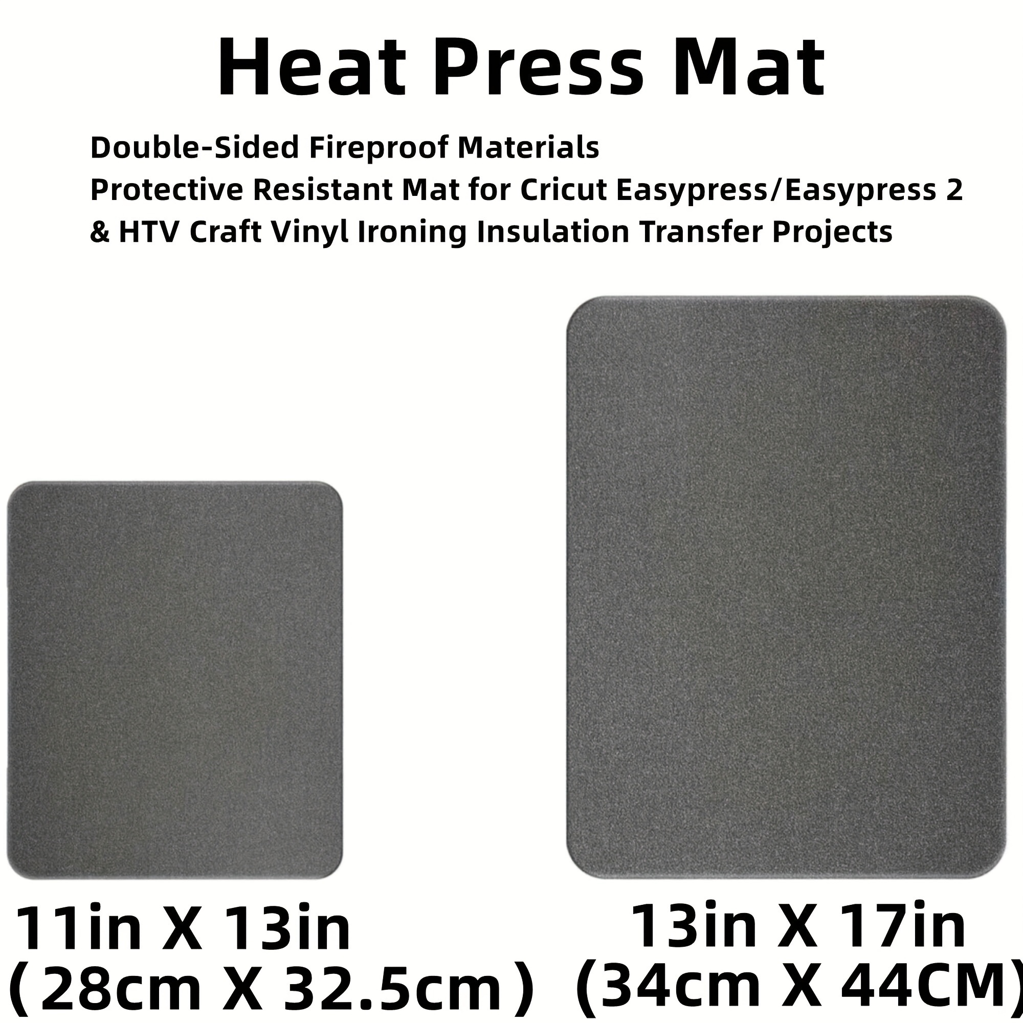 12in x 7.8in Easy Press Protective Resistant Mat Pad for Cricut