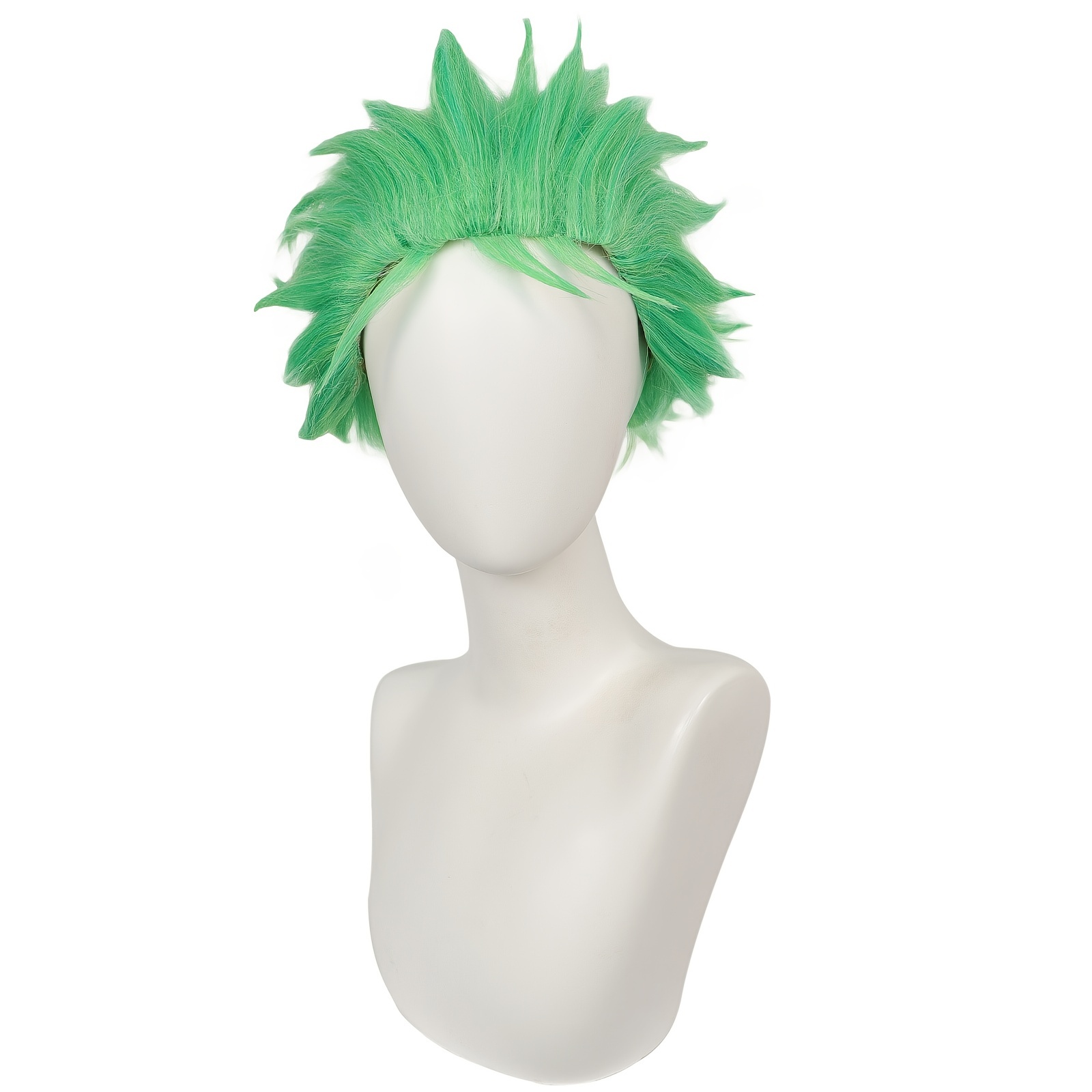 Green spiky clearance wig