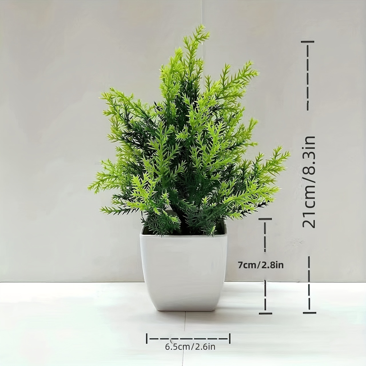 Whonline 2 plantas falsas pequeñas, mini plantas en maceta para decoración  de estantes de baño, plantas artificiales de eucalipto para decoración de