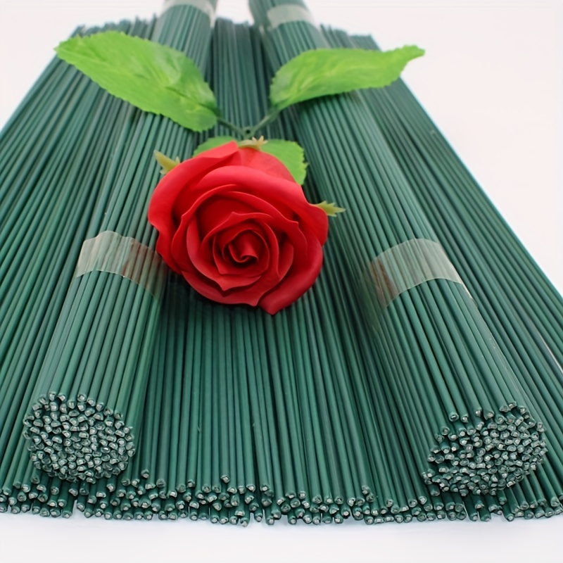 Flower Arrangement Kit 18g Green Crafting Floral Stem Wire 40cm