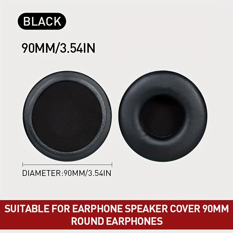 head mounted 45 110mm universal headphone set round internet cafe earmuffs sponge set game headphone set ear pad replacement details 13