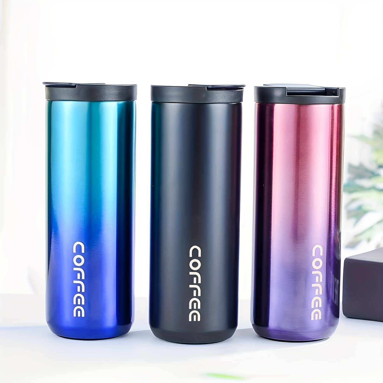 Compact And Cute Coffee Vacuum Flask Keep Your Drinks Hot Or - Temu