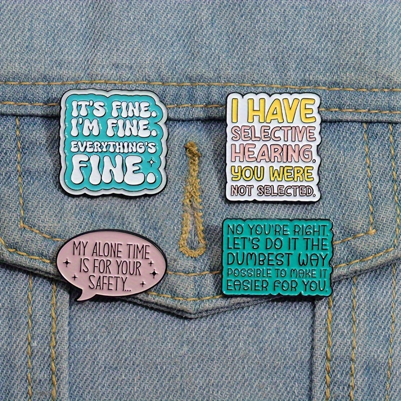 DIYthinker Meaning of Lazy Funny Quote Round Pins Badge Button Clothing  Decoration Gift 5pcs XXL XXL Multicolor : : Office Products