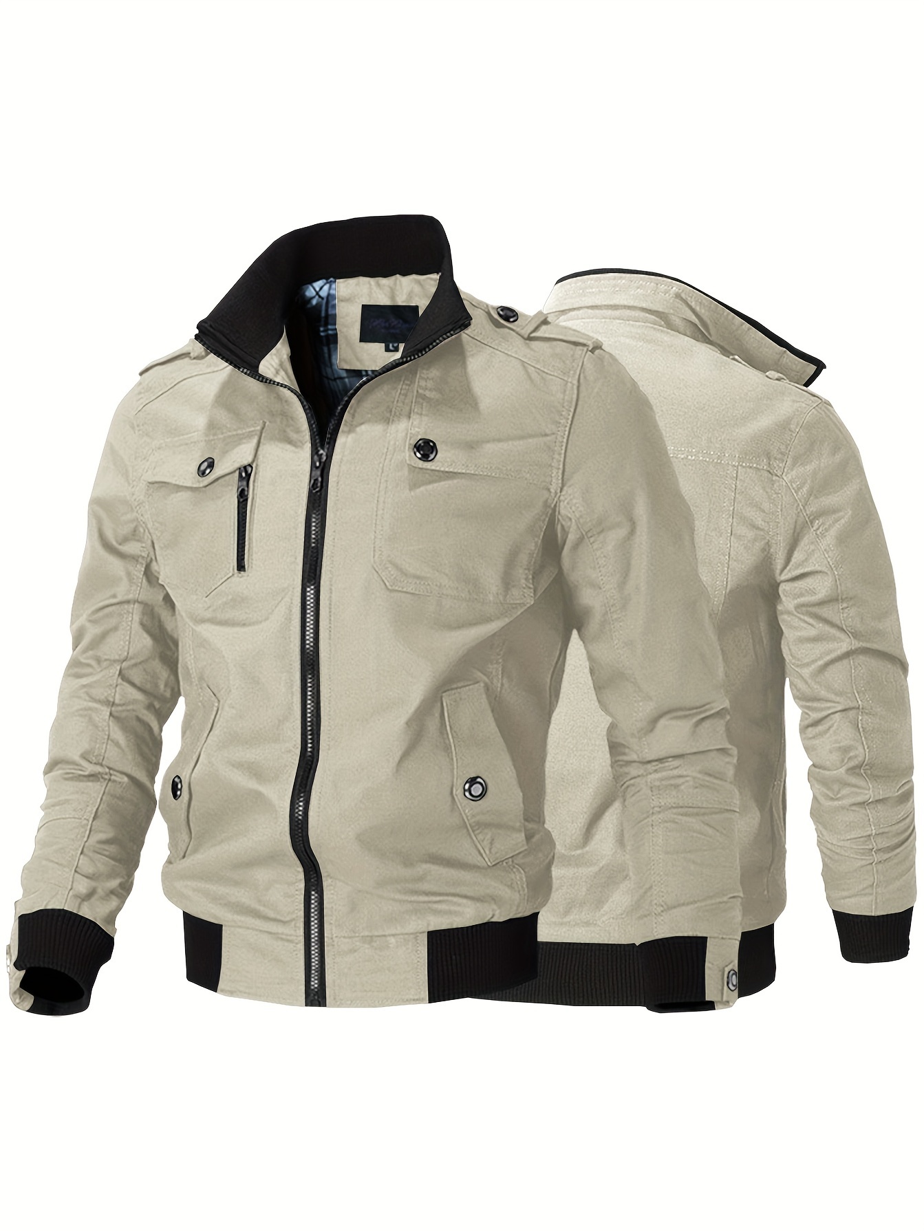 Chaqueta Ciclismo Cuello Alto Hombre Chaqueta Mtb Casual - Temu Chile