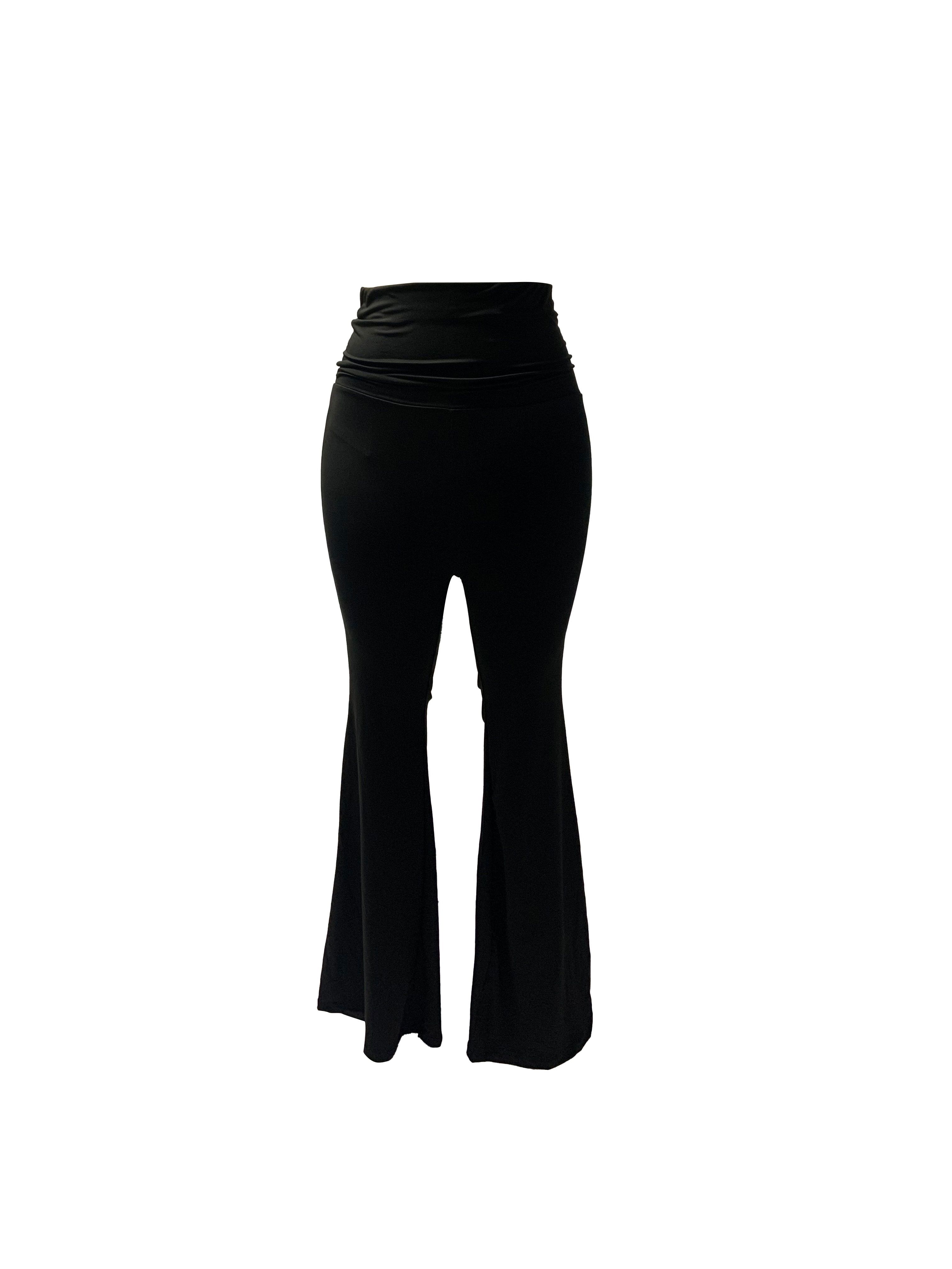 Y2K High Waist Black Flare Pants 90s Aesthetics, Slim Fit, Full Length,  Perfect For Streetwear, Goth And Basic High Waisted Flared Trousers For  Women From Cinda02, $12.58