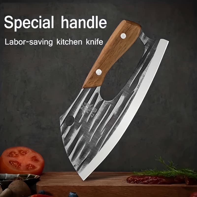 Cuchillo de bolsillo profesional para barbacoa al aire libre, cuchillo  táctico militar afilado para caza, cuchillo turístico para acampar, mango  de madera, herramientas de cocina - AliExpress