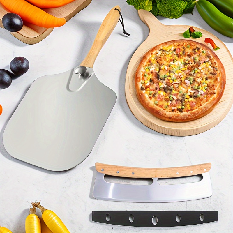 2pcs Large Stainless Steel Pizza Cutter Wheel, Cake Baking Pastry