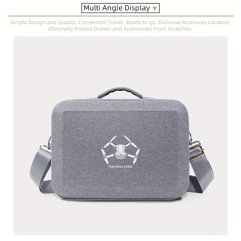 for dji mini 4 pro carrying case travel shoulder bag scratch resistant mini 4 pro handbag drone accessories bag details 9