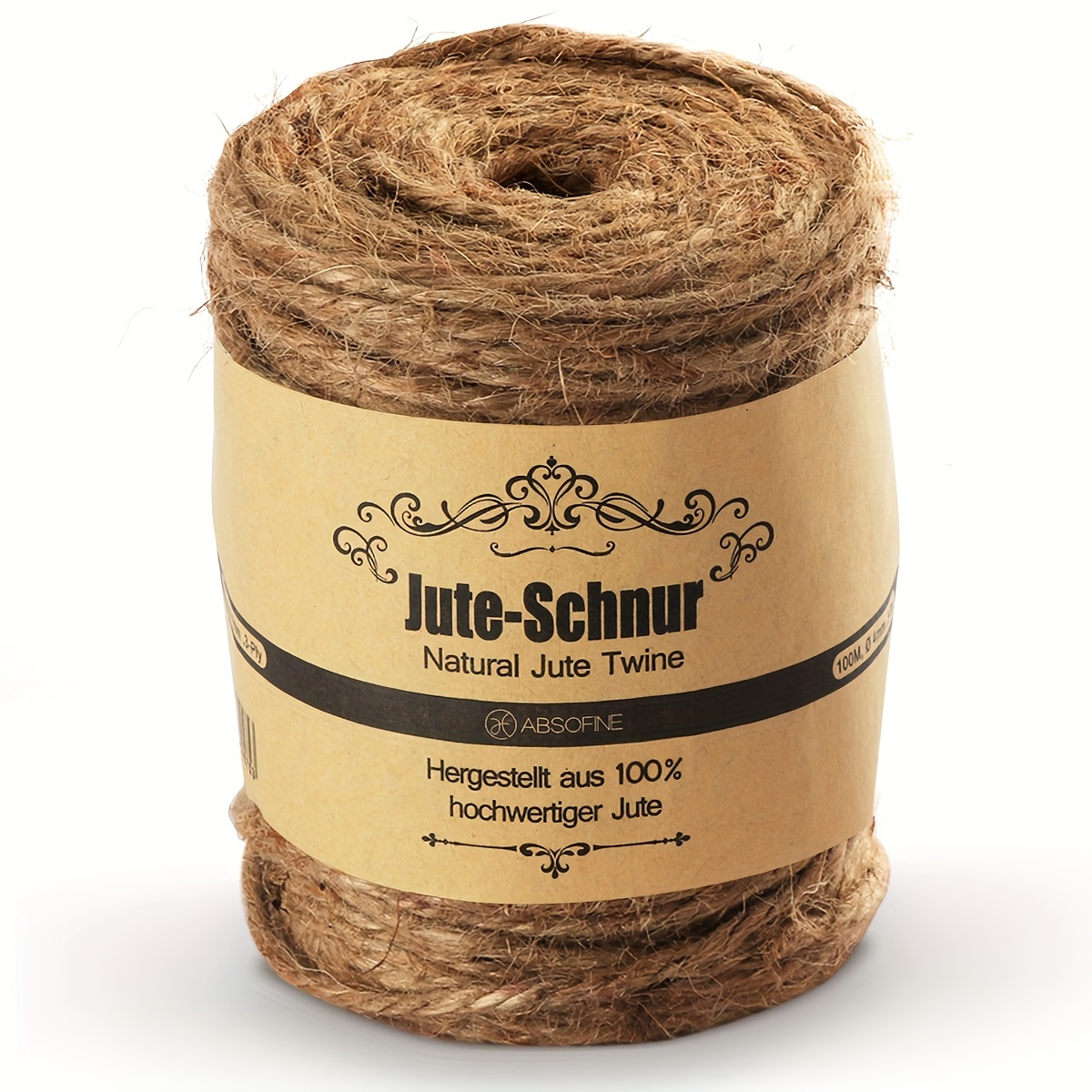 Jute Rope Strong And Heavy Duty Jute Twine Brown Decoration - Temu