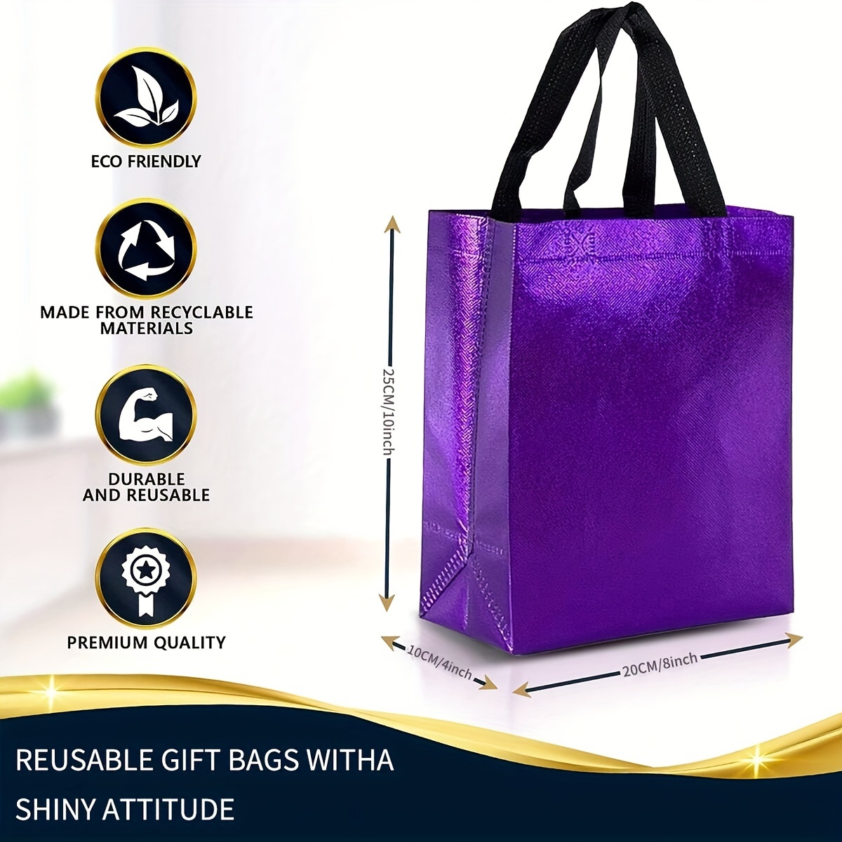 Purple Gift Bags