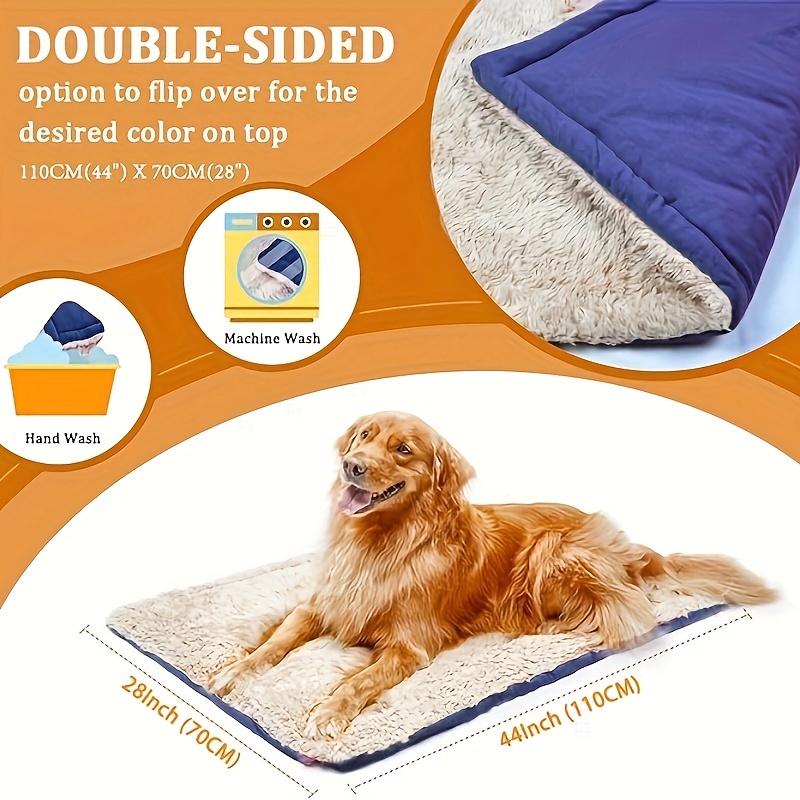 2 Unids/set De Cama Mediana Para Perros Humanos + Manta, Cama Humana Tipo  Puf, Cama Gigante Para Perros Con Manta, Adecuada Para Personas, Familias Y