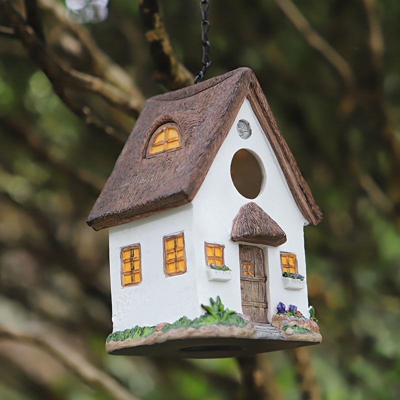 Maison D'oiseau De Style Villa Nid D'oiseau Décoration - Temu France