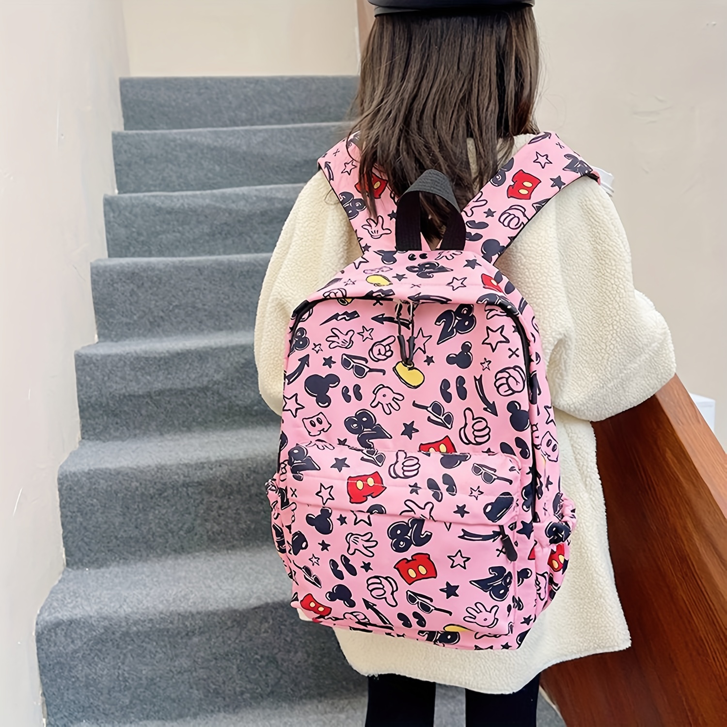 Cartoon Waterproof Lightweight Backpack School Bag