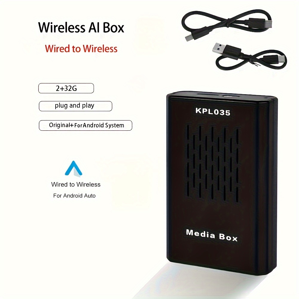 For Wired To Wireless Android Auto Box For Wireless For - Temu