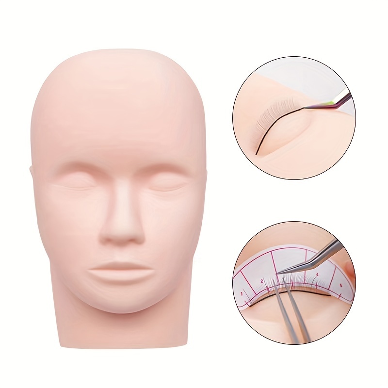 Cosmetology Mannequin Head for Makeup & Eyebrow Training