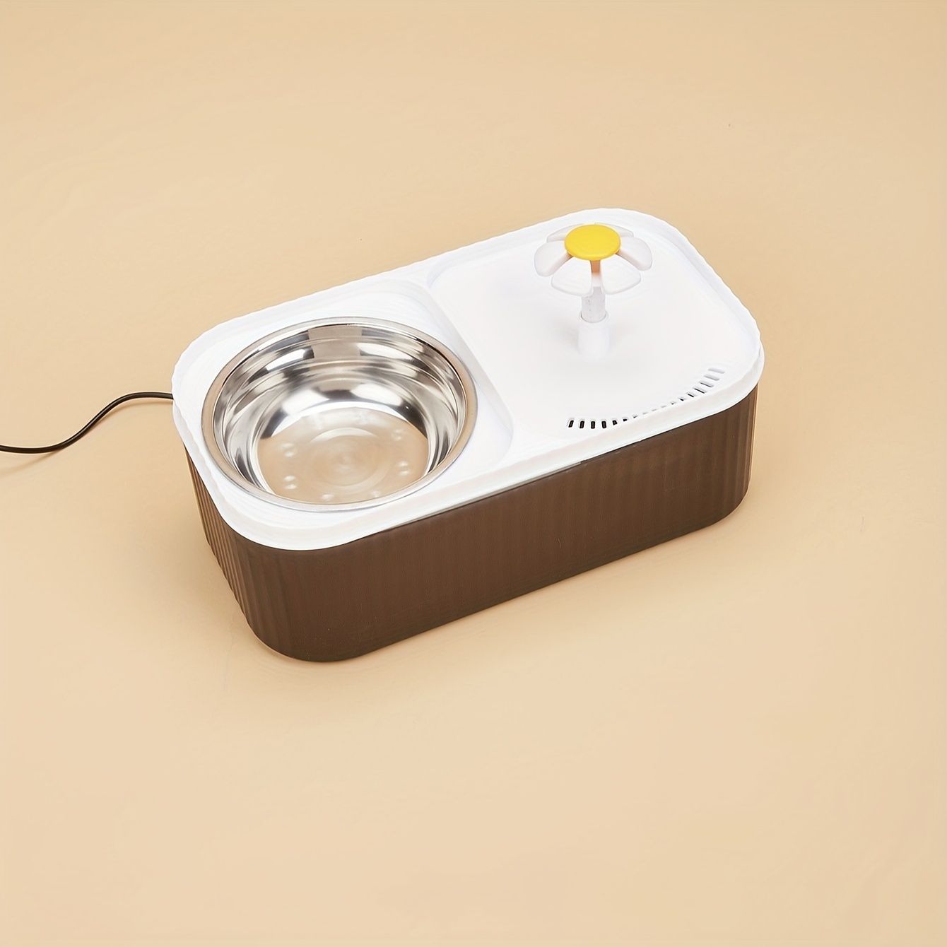 Cat Water Fountain Food Bowl Automatic Water Fountain For - Temu