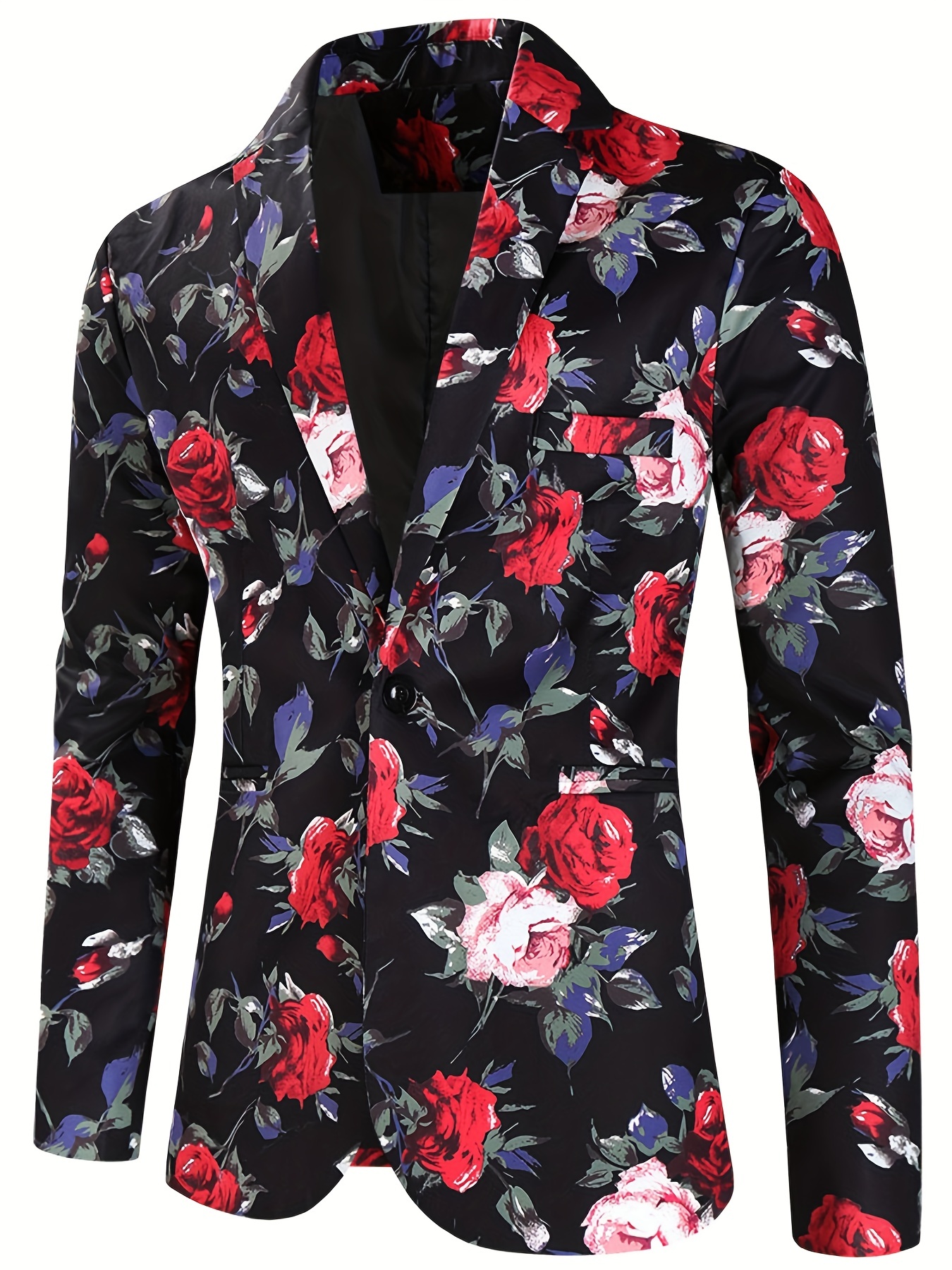 Flower hot sale design blazer