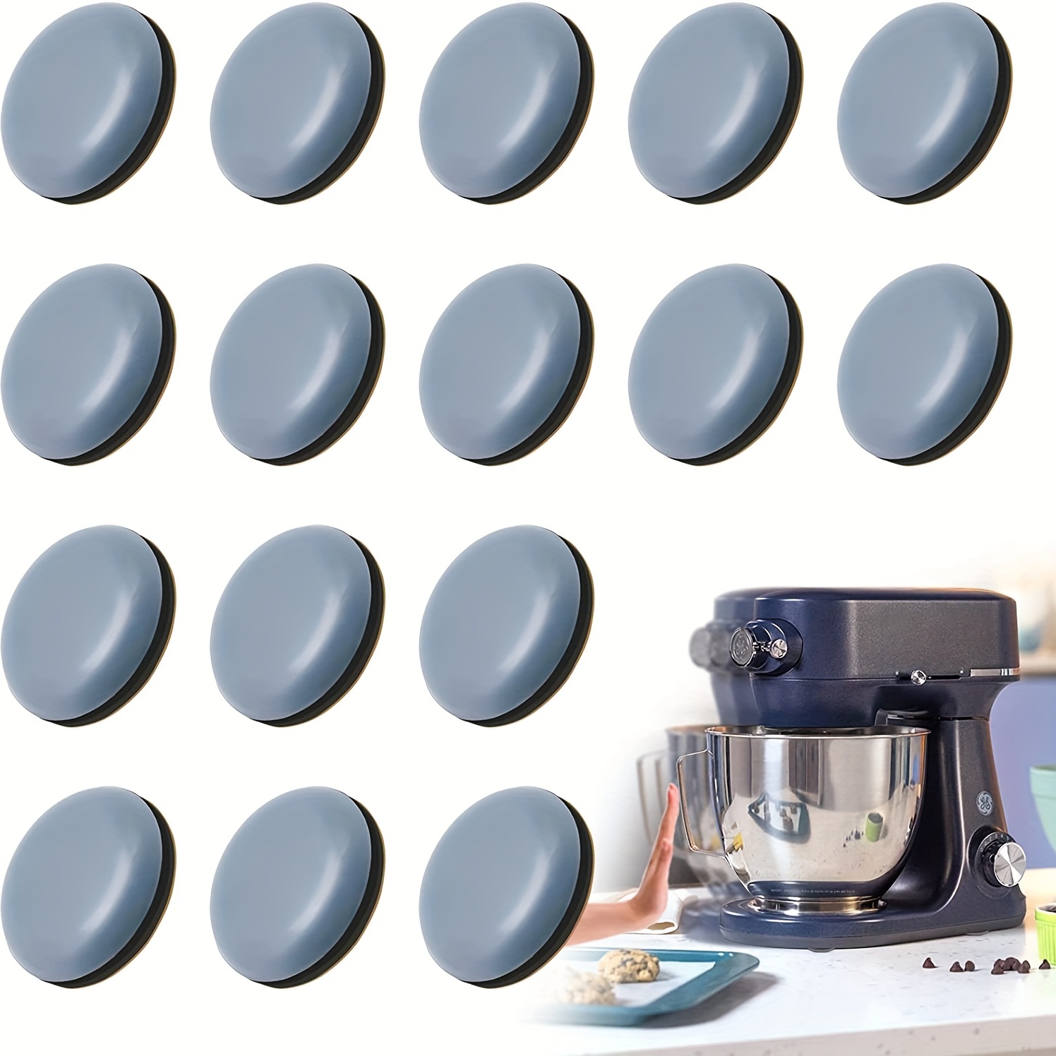 Appliance Sliders for Kitchen Appliances, DIY Teflon Coffee Maker Slider, 12 Pcs Coffee Pot Slider Tray Alternatives