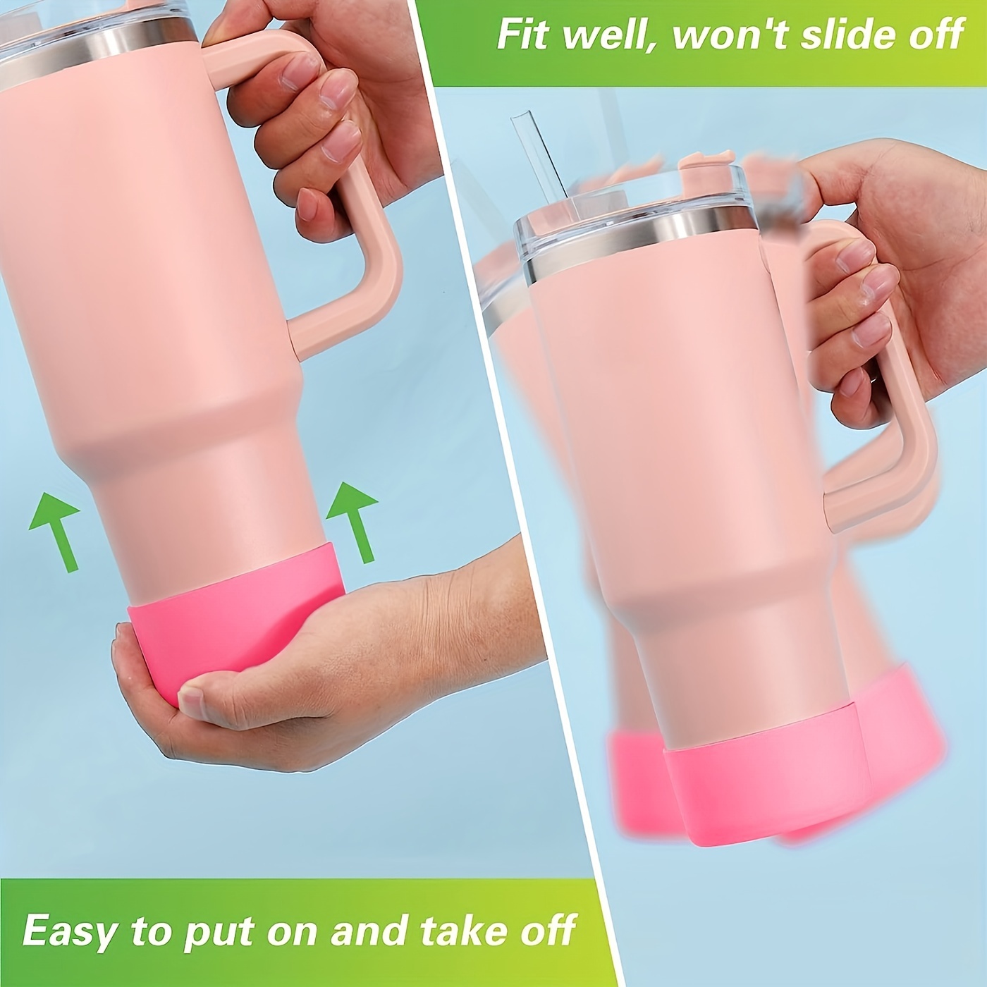 Protective Silicone Sleeve For Stanley Tumblers, Silicone Bumper