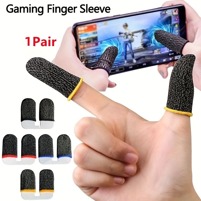 Guantes Para Dedos Juegos Pantalla Teléfono Celular Gaming Finger Sleeve  Gamer