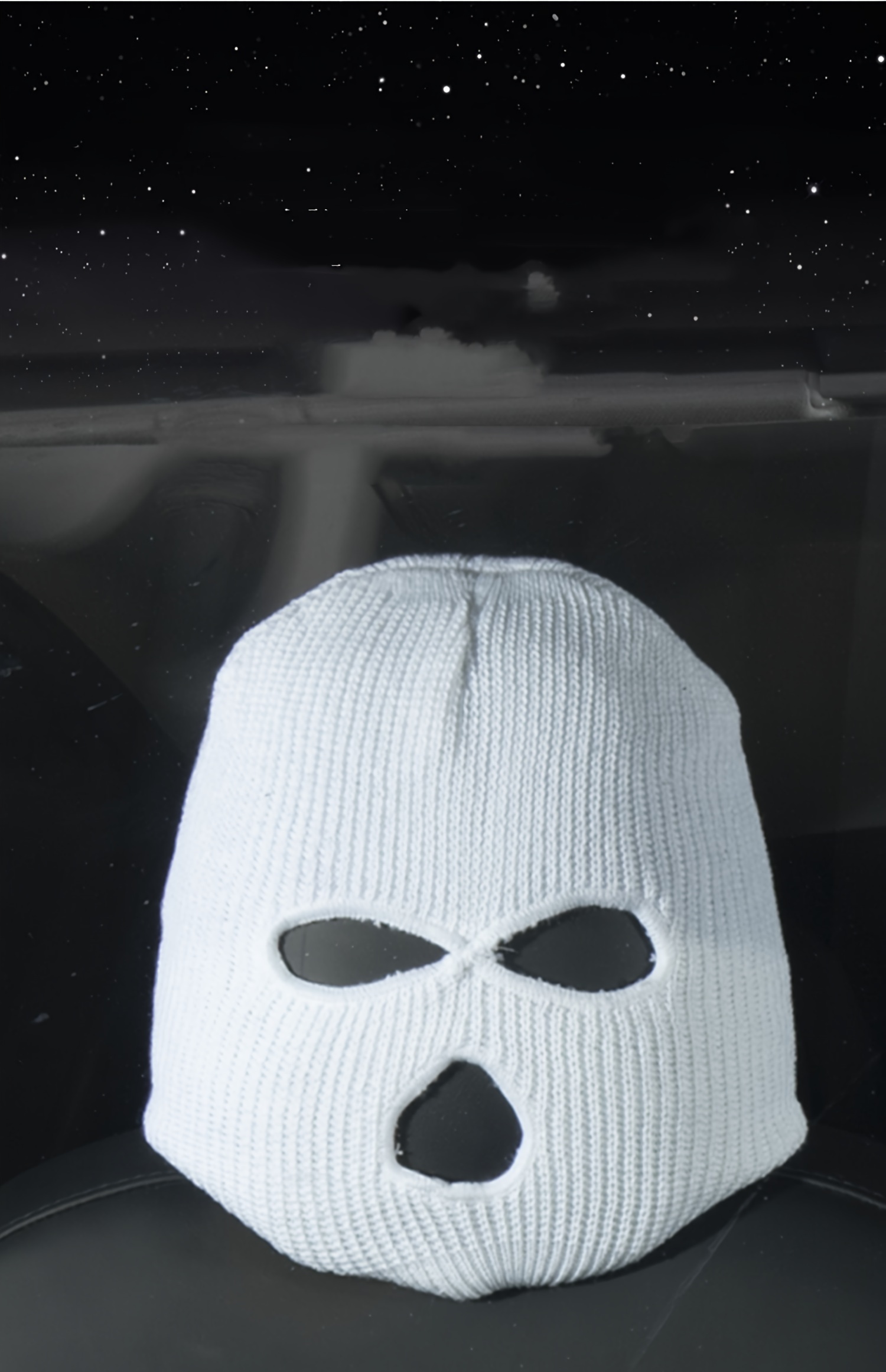 1pc Knitted Ski Mask Winter Fashion Cool Headgear Balaclava For Men And Women-Halloween Horror Spoof Car Decoration details 2