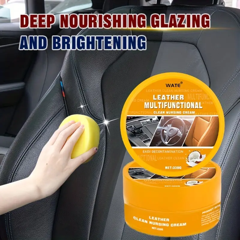 Car Leather Care Cleaning Cream Car Leather Seat Strong - Temu
