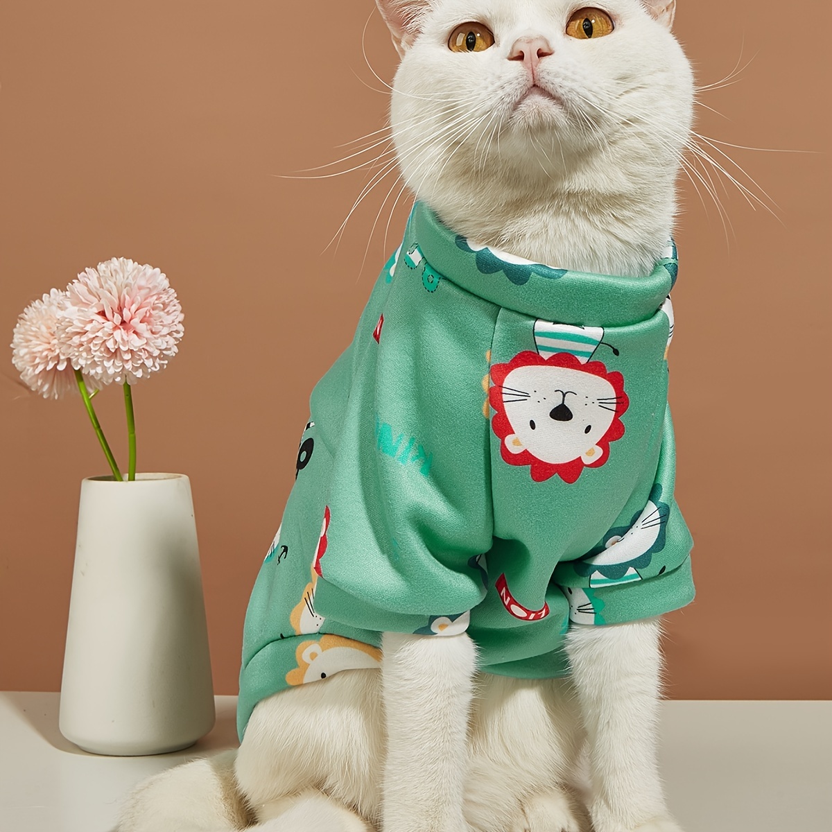 Christmas pulverized pajamas for cats