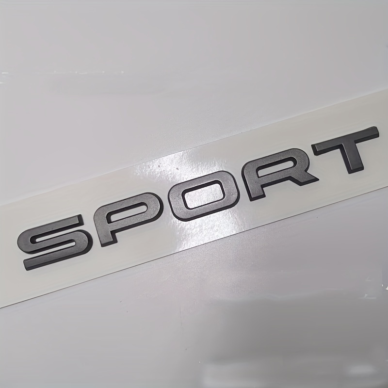 3d Abs Sport Logo Emblem Car Rear Trunk Badge Sticker Decal - Temu