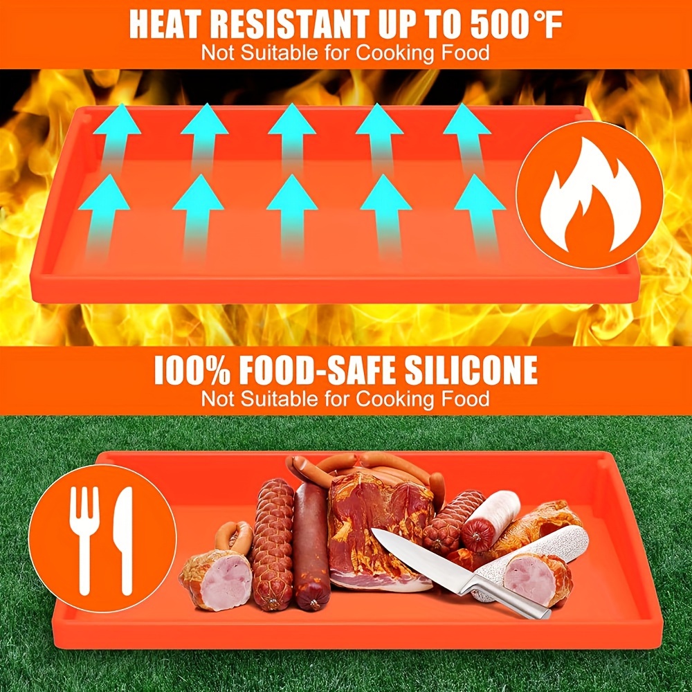 Bbq Protective Cover Silicone Baking Pan Mat Cover 22 28 Full