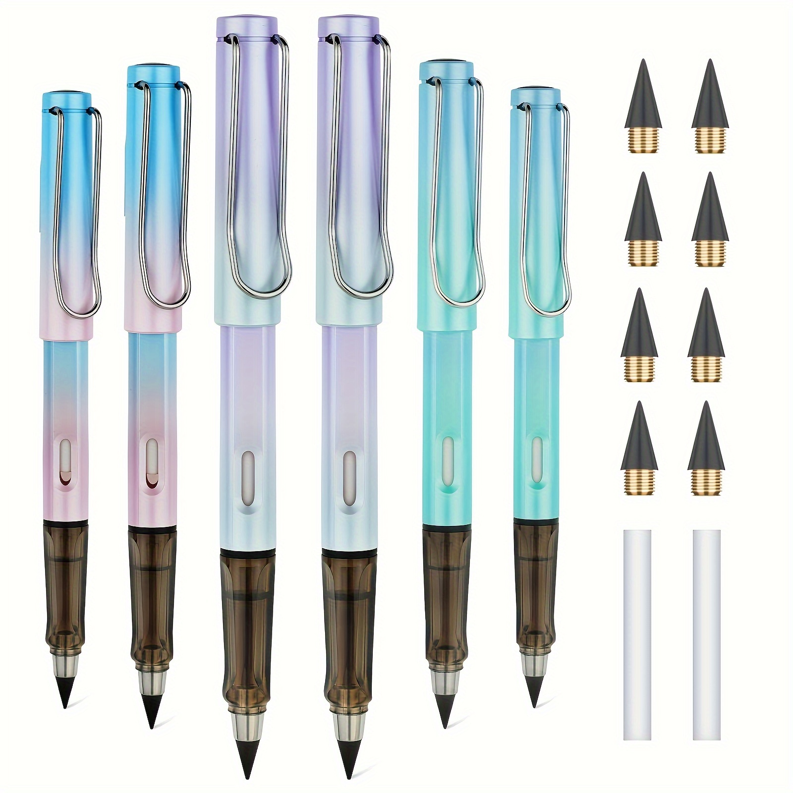 Permanent Colored Pencil Infinite Pencil With Eraser - Temu
