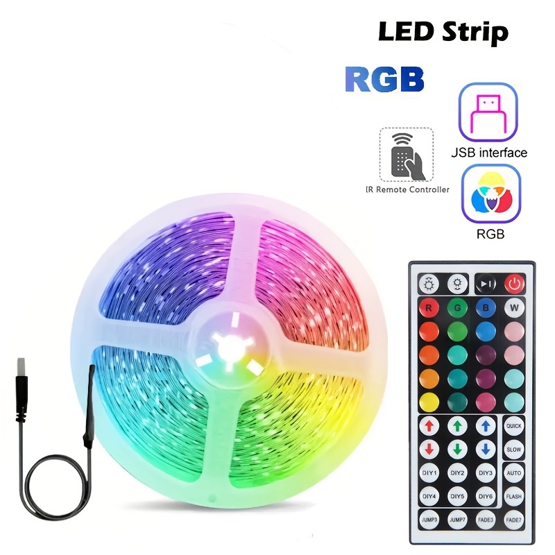GLEDOPTO 2M RGBCCT Zigbee LED Strip Light TV Backlight Smart Kit 5V USB RGB  CCT Stripe Tape Ribbon Lamp Work with Hub Alexa Echo