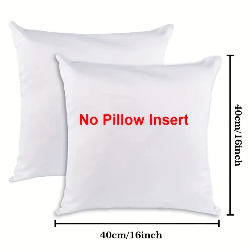 Sublimation Polyester Throw Pillow Covers Blank Cushion Covers