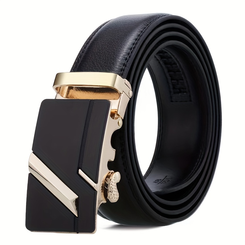 Classic Automatic Belt Business Cowhide Leather Belt